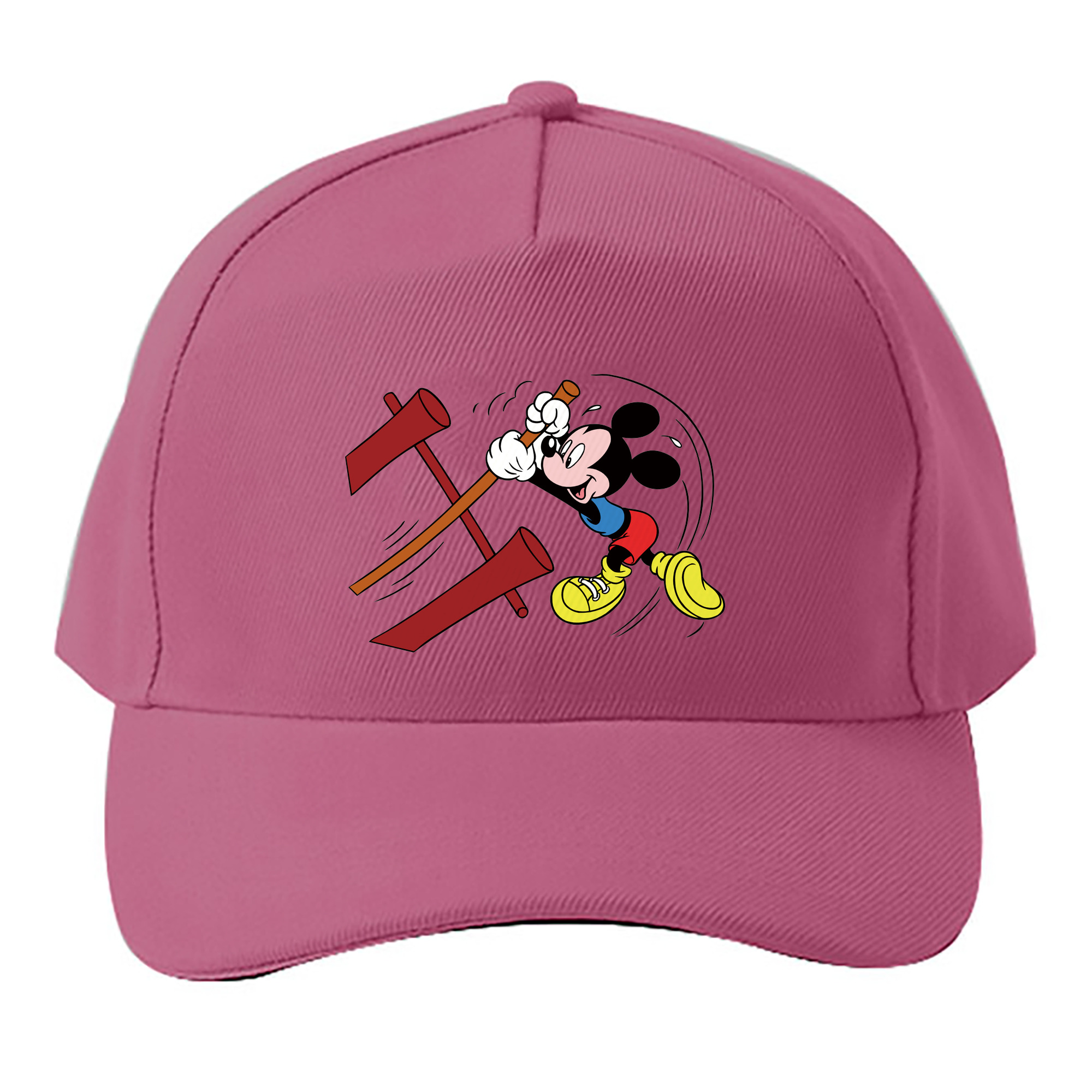 （画像用） ミッキーマウス Mickey Mouse ベースボールキャップ 綿100％ 男女兼用 帽子 スポーツ